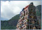 Temple bouddhiste ou hindouiste à Victoria, île de Mahé, aux Seychelles
